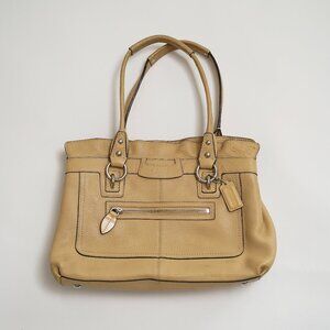 Vintage Coach "Penelope" Pebbled Shoulder Handbag